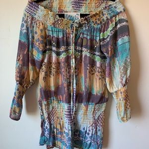 Faith off-the-shoulder Boho Summer Top